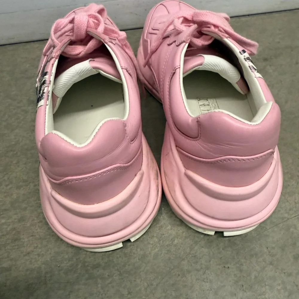 Gucci Pink Mystic Cat Rython Sneakers - Picture 6 of 9